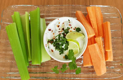 Vegetables with Homemade Dip